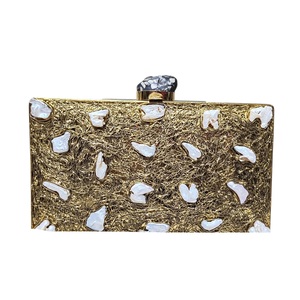 Bolso de Mano de Nailon con Lentejuelas y Perlas, Cierre Abierto, Último Modelo 2026, para Mujer, Precio al por Mayor desde India - Product Image 1