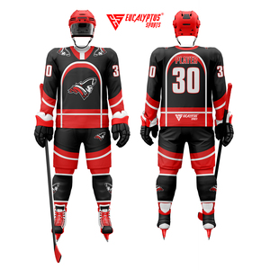 Uniformes de equipo de camisetas de hockey sobre hielo personalizados | Diseñe sus propias camisetas de hockey profesionales de alta calidad | Impresión por sublimación - Product Image 3