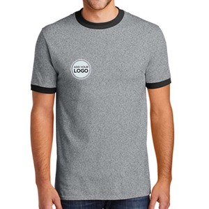เสื้อยืดสกรีนลาย 100% ผ้าฝ้าย ริงเกอร์ที - เสื้อยืดทรงแอธเลติก - Product Image 1