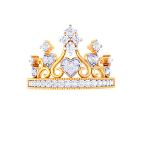 มงกุฎเพชรรูปหัวใจสุดโรแมนติก แหวนครบรอบแต่งงาน เครื่องประดับเจ้าสาวสุดหรูสำหรับราชินีและเจ้าหญิง - Product Image 6