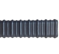 Tuyau ondulé en plastique noir haute résistance SYD 1860Mpa, matériau de construction circulaire plat permanent, vente chaude