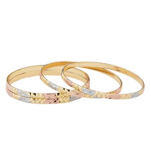 Elegant Slim Floral Gold Plated <b>Bangle</b> Pair Stone Center Designer <b>Bangles</b> for Women Daily Wear Party and Traditional Jewelry - Product Image 2