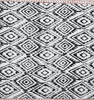 Floor Accent Artistic Cotton Area Carpet Bohemian Style Handcrafted PET Friendly Non-Slip Eco-Friendly Bedroom Rug Decorative