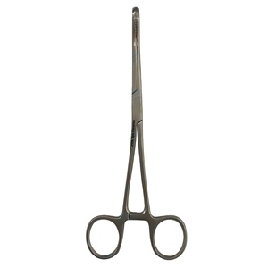 Fórceps de esponja Forester ranurado, fórceps médicos de obstetricia, dientes rectos curvos, instrumentos médicos quirúrgicos de 18cm - Product Image 1
