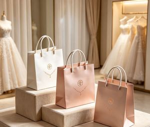 Sacs cadeaux en papier de marque pour la vente au détail, sacs shopping en papier de luxe personnalisés, sacs en papier imprimés sur mesure de qualité supérieure, sacs en papier personnalisés - Product Image 1