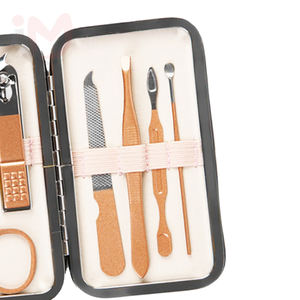 Ensemble professionnel de manucure et pédicure de luxe en 7 pièces, coupe-ongles en acier inoxydable, kit d'outils de beauté avec boîte - Product Image 2