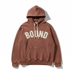 เสื้อฮู้ดดี้ผู้ชาย ผ้าฟลีซอุ่น นุ่ม ระบายอากาศได้ดี ทรงหลวมสบาย เหมาะสำหรับชุดลำลองในฤดูหนาว สไตล์สตรีท ให้ความสบาย - Product Image 6