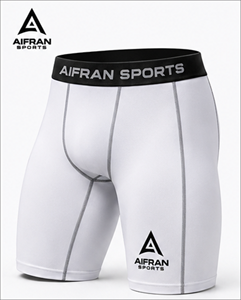 Pantalones Cortos de Compresión para Hombre Tallas Grandes, de Secado Rápido, Transpirables, para Entrenamiento Atlético, Cintura Media, Ajustados, Deportivos - Product Image 4