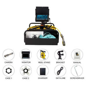 Nueva Mini cámara profesional de inspección de vídeo Cctv Full Hd 1920X1080 Pantalla de alcantarillado Cámara analógica de inspección de pozos de agua - Product Image 2