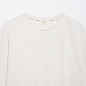 Nouvelle Collection Printemps 2026 : Haut Femme Écologique en Dentelle Patchwork, Col Rond Rétro, Manches Courtes, Coupe Ample et Respirante – Conception Personnalisée OEM - Product Image 5