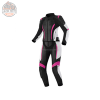 Combinaison de moto 2 pièces en cuir de vachette de qualité supérieure pour femmes Racing and Touring Biker Gear Combinaison de moto 2 pièces en cuir pour femmes