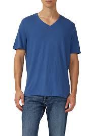 T-shirt Homme Col V Anti-rides Anti-boulochage Séchage Rapide Écologique Polyester/Coton Logo Avant Manches Courtes Coupe Classique - Product Image 2