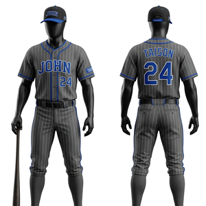 Custom <b>Black</b> Neon Yellow Baseball Uniform 260 GSM Polyester Sublimation Tackle Twill Team Wear - Product Image 6