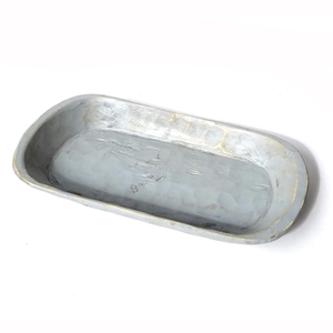 Tazón de masa de madera maciza, decoración de granja gris rústica, calidad de exportación hecha a mano para hacer velas, cuencos - Product Image 1