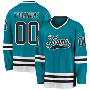 Jersey de Hockey sobre Hielo Sublimado Personalizado OEM para Hombre, Ropa Deportiva de Alta Calidad, Uniforme de Hockey sobre Hielo - Product Image 2