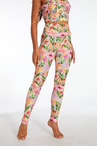 Custom Designed Spandex Polyester Women's Yoga <b>Leggings</b> Unique Style Elastic Waist Mid-Waist Pants - Product Image 6