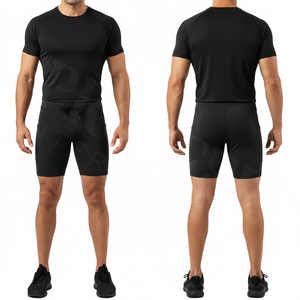 Shorts de sport OEM ODM pour l'entraînement et le jogging, vente en gros à prix abordable, vêtements de course, shorts de compression à taille élastique extensible - Product Image 3