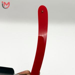 Professional Stainless Steel <b>Single</b> <b>Blade</b> <b>Razor</b> With Red Plastic Handle For Bikini Use - Product Image 3