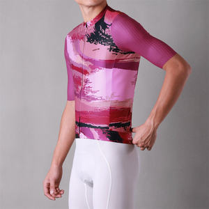 Maillots de cyclisme personnalisés Six Trend Sports, écologiques, respirants, en polyester imprimé, manches courtes, équipe de VTT - Product Image 3