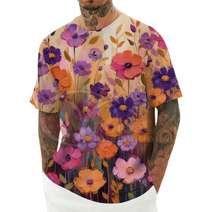 Dernière Nouveauté : Chemise Homme Imprimée Personnalisée avec Logo OEM, Grande Taille, Style Streetwear, pour Adultes, à Prix Réduit - Product Image 4