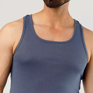 Men <b>Stringer</b> Workout Tank Top Sleeveless Gym Shirt Lightweight Muscle Fit Fitness <b>Vest</b> Breathable Training Wear Bodybuilding - Product Image 2