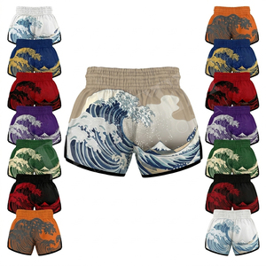 Shorts de Muay Thai Confortables pour la Compétition, Séchage Rapide, Broderie Personnalisée, Entraînement MMA, Kickboxing - Product Image 1