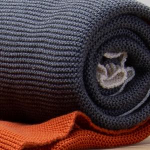 Couverture en tricot de haute qualité, faite à la main, 100% coton biologique, confortable, décoration d'intérieur, canapé-lit - Product Image 6