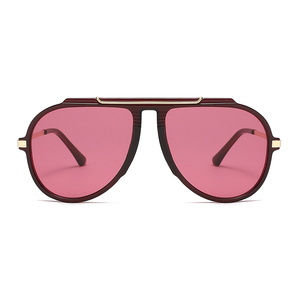 RTS New Trends Fashionable Large Metal UV Protection Sunglasses 2026 for Men and Women Outdoor Activities - Product Image 2