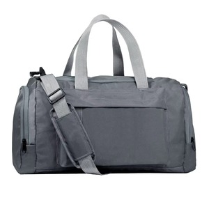 Custom Durable Large Capacity Travel Duffel <b>Bag</b> Waterproof Cotton Fabric Shoulder Gym Sport <b>Bag</b> Shoe Compartment Polyester - Product Image 1