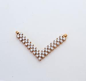 Pendentif en or jaune 14 carats avec diamant rond pour femme, diamant de laboratoire et naturel, couleur D à G, clarté IF à SI2, bijou de charme - Product Image 2