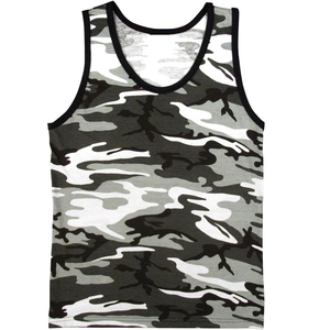 Camiseta sin mangas para hombre al por mayor, ligera, de verano, para gimnasio, con logo personalizado, de algodón, transpirable, para deporte y fitness. - Product Image 5