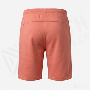 Pantalones Cortos Deportivos Casuales Personalizados de Alta Calidad 2025, de Algodón, por Encima de la Rodilla, para Hombre, Lisos, con Cordón Ajustable, Color Personalizado, Servicio OEM - Product Image 2