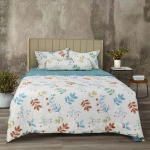 ชุดผ้าปูเตียงไมโครไฟเบอร์โพลีเอสเตอร์100% ทันสมัยขนาดควีนไซส์4ชิ้นผ้าคลุมเตียงสำหรับโรงแรมบ้าน - Product Image 1