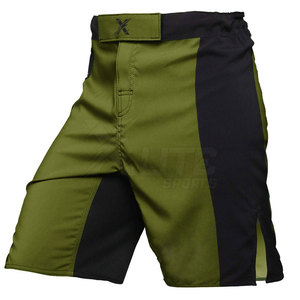 Pantalones Cortos Deportivos MMA con Logotipo Frontal Elástico y Elegante para Hombre - Ropa de Entrenamiento de Alto Rendimiento con Tela Transpirable - Product Image 3
