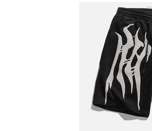 Men Plus Size Casual Board Shorts <b>Animal</b> <b>Pattern</b> Sublimation Print Drawstring Mid Waist <b>Knitted</b> Polyester Short Shorts - Product Image 3