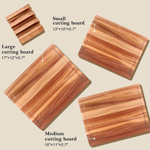 Tabla grande de madera de acacia para queso y charcutería con asa |   Tabla de Servir, Cortar y Picar Ecológica de Primera Calidad - Product Image 3