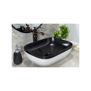 Luxury Modern Bathroom Basin Vessel Sink Oval Round Square Shape Table Top Ceramic for Hotels Homes and Apartments - Product Image 4