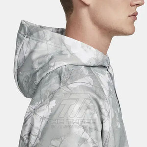 Conjunto de Sudadera con Capucha y Pantalones Cortos para Hombre, Estilo Casual de Invierno, 100% Algodón Transpirable, Logotipo Personalizado, Servicio OEM - Product Image 5