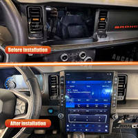 AuCar Radio Mobil Android 13 Layar Tesla 15.6 Inci, Navigasi GPS untuk Ford Bronco 2020-2026, Pemutar Stereo DVD Multimedia
