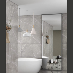 Azulejos de Porcelana Brillante de Lujo para Piso, 600X600MM 24X24, Azulejos de Cerámica Vitrificados Premium para Sala de Estar Moderna, Cocina y Baño - Product Image 1