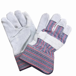 Gants de travail durables en cuir véritable pour hommes et femmes - Conception ergonomique, coutures renforcées, doigts entiers, toutes saisons - Product Image 6