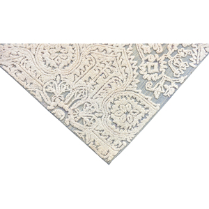 Alfombra artística de lana hecha a mano con contornos, alfombra grande de pelo corto para sala de estar - Product Image 4