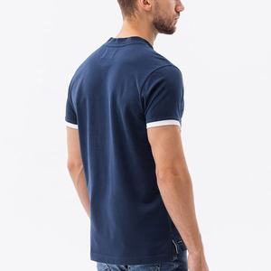 Oversize Vintage manga corta hombres 100% algodón para Polo camiseta poliéster transpirable con estampado de logotipo a rayas Casual Golf Wear - Product Image 6