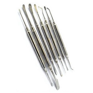 Ensemble de 7 élévateurs dentaires manuels de haute qualité, poignée ergonomique, acier inoxydable allemand, certifié CE, instruments de classe I - Product Image 2