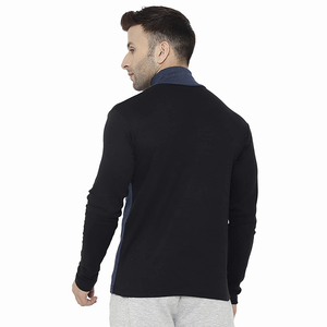 Pull personnalisé pour homme, pull à col roulé d'hiver, fournisseur d'usine de pulls OEM, pull de épaisseur standard, pull à col rond - Product Image 2