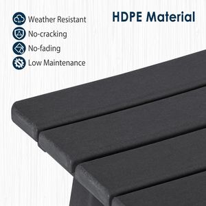 Set di 2 sgabelli da bar da esterno da 29 pollici, resistenti alle intemperie, per tutte le stagioni, per bancone cucina, balcone e giardino - Product Image 6