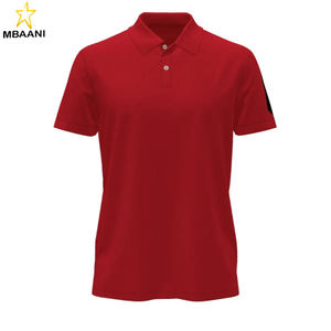 Polo pour homme, polo rouge pour homme, automne - Product Image 2