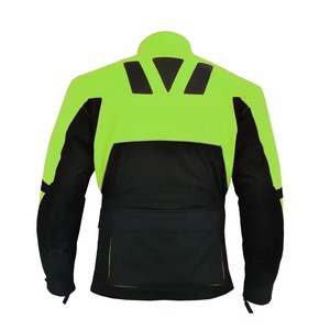Combinaison de course moto pour garçons OEM LJ-001, manches longues, imperméable, en toile, coupe-vent, 220g, veste et pantalon bicolores, printemps - Product Image 3