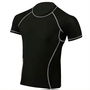 Combinaison de course décontractée pour hommes, vêtements de fitness, shorts de sport, collants à séchage rapide, vêtements de sport d'entraînement à manches courtes - Product Image 5