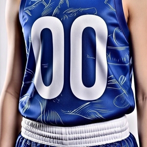 Uniforme de basketball personnalisé OEM/ODM avec logo imprimé, respirant, anti-UV, anti-bactérien, en tissu mesh 100% polyester, coupe athlétique courte - Product Image 4